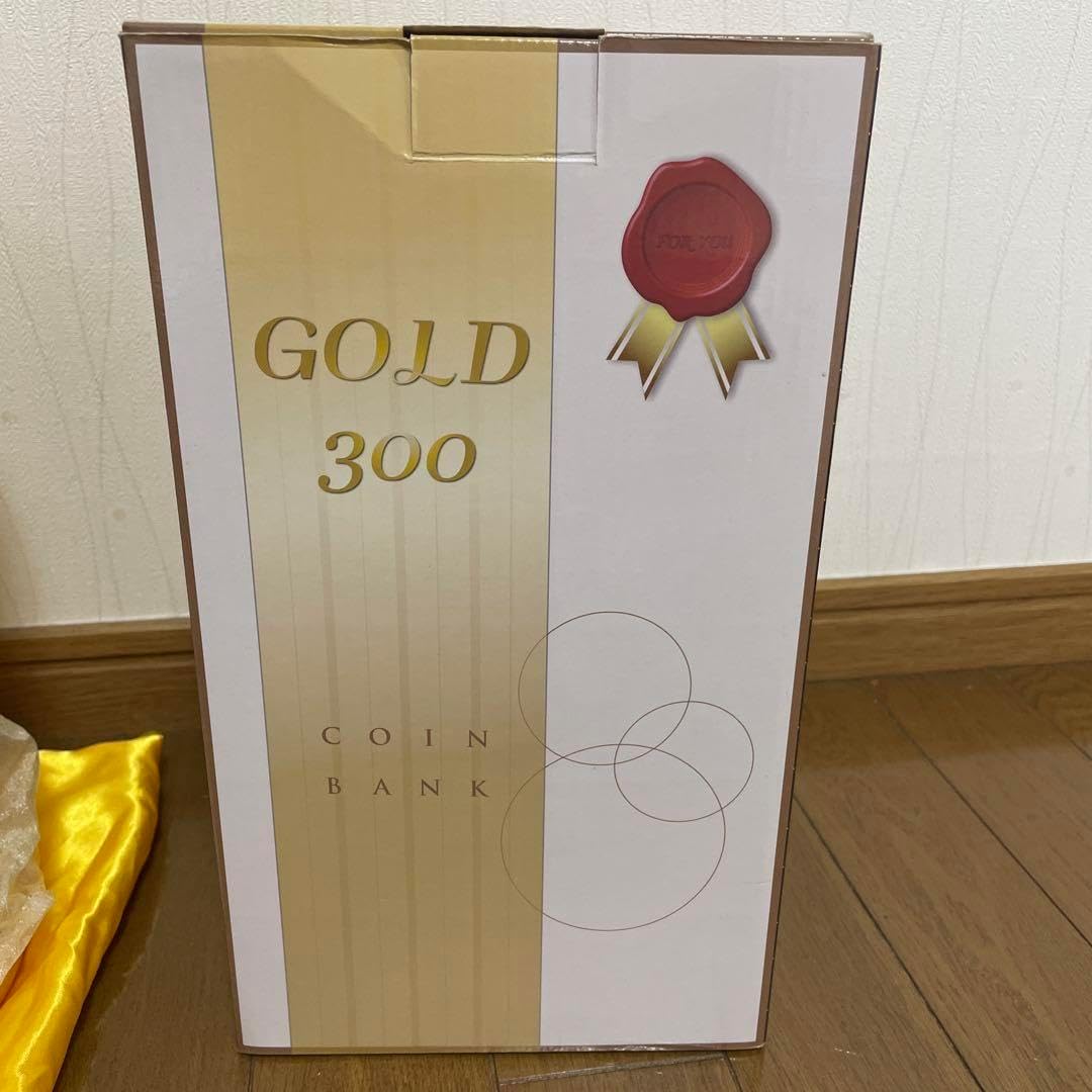 郵便ポスト型貯金箱 GOLD 300